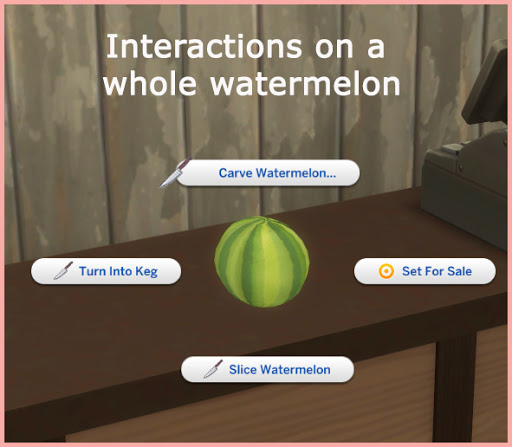 Sims 4 WATERMELON KEG at Icemunmun