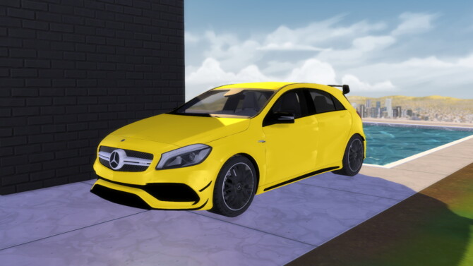 Sims 4 2014 Mercedes Benz A45 AMG at Modern Crafter CC