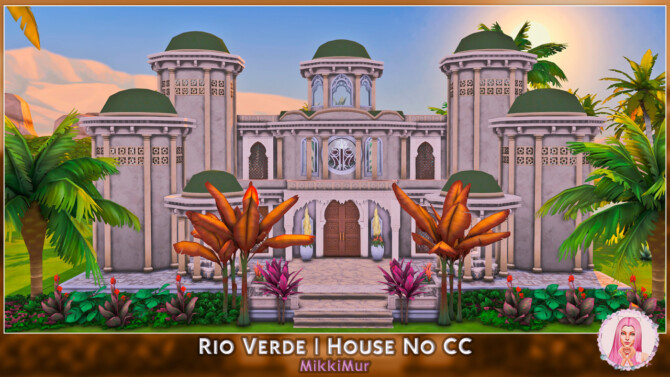 Sims 4 Rio Verde spacious mansion at MikkiMur