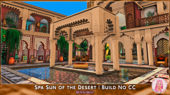 Sims 4 Spa Sun of the Desert at MikkiMur