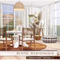 Rustic Whiteness Ii Kitchen & Dining By Lhonna