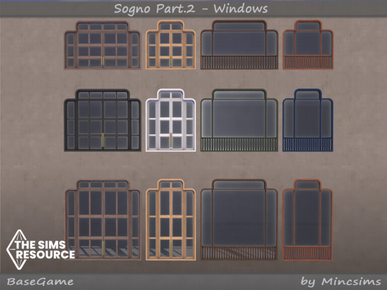 Sogno Part2 Windows By Mincsims At Tsr Sims 4 Updates