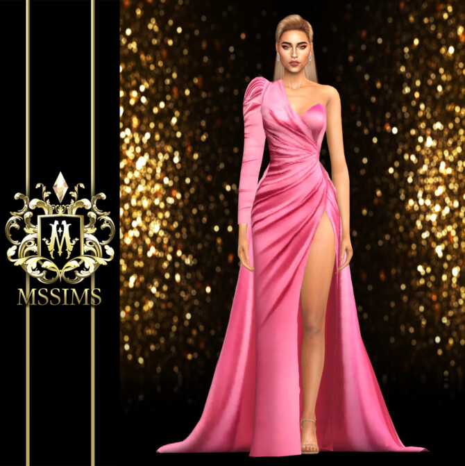 Sims 4 SOPHIA GOWN (P) at MSSIMS