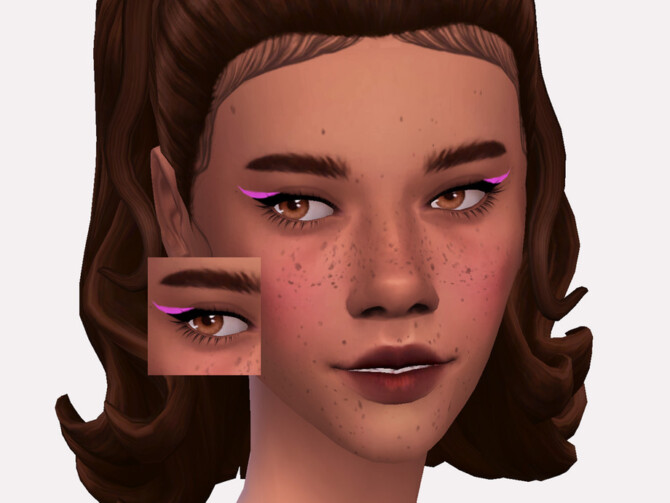Sims 4 Aster Eyeliner by Sagittariah at TSR