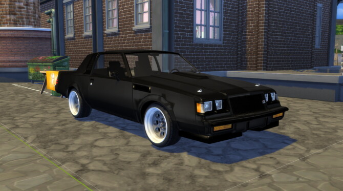 Sims 4 1987 Buick GNX at Modern Crafter CC