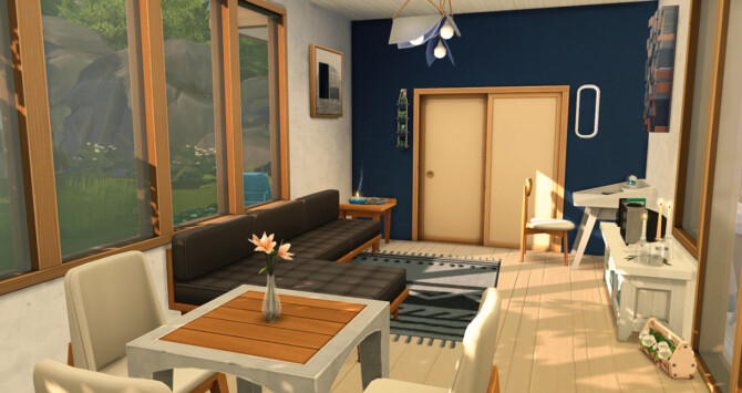 Sims 4 Parallelepiped starter house at Simsontherope