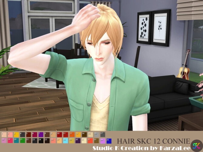 Sims 4 Hair SKC 12 CONNIE at Studio K Creation