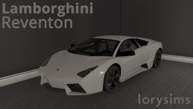 Sims 4 2008 Lamborghini Reventon at LorySims