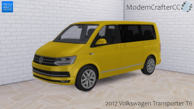 Sims 4 2017 Volkswagen Transporter T6 at Modern Crafter CC