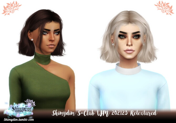 Sims 4 S Club WM 202123 Hair Retexture at Shimydim Sims