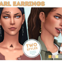 Pearl Earrings Set By Solistair