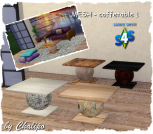 Coffee table 1 by Chalipo at All 4 Sims