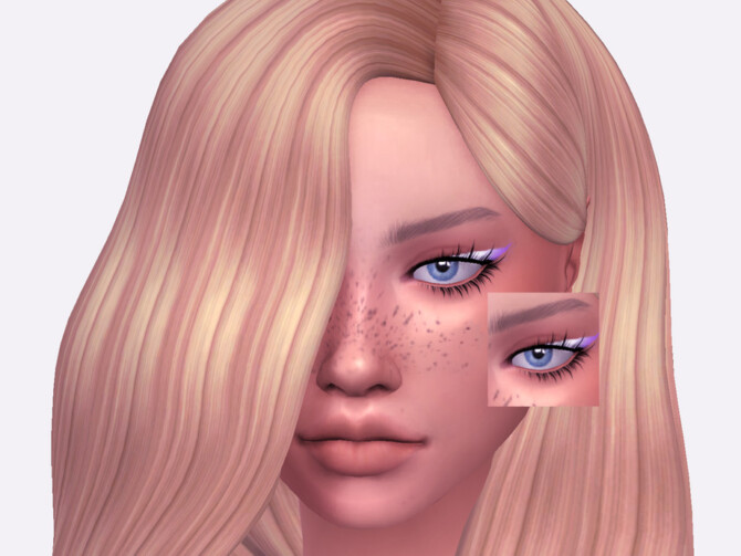 Sims 4 Lilac Eyeliner by Sagittariah at TSR