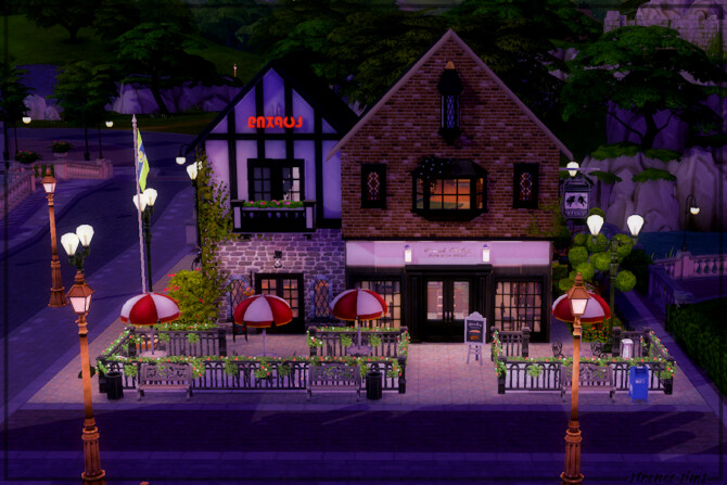 Sims 4 The Flying Pig Pub at Strenee Sims