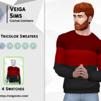 Basic Tricolor Sweaters By David_mtv