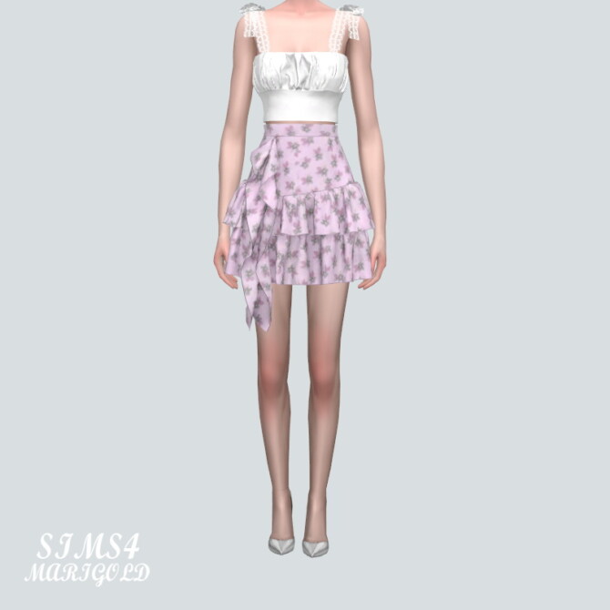 Sims 4 Frill Mini Skirts V3 2 AA M at Marigold