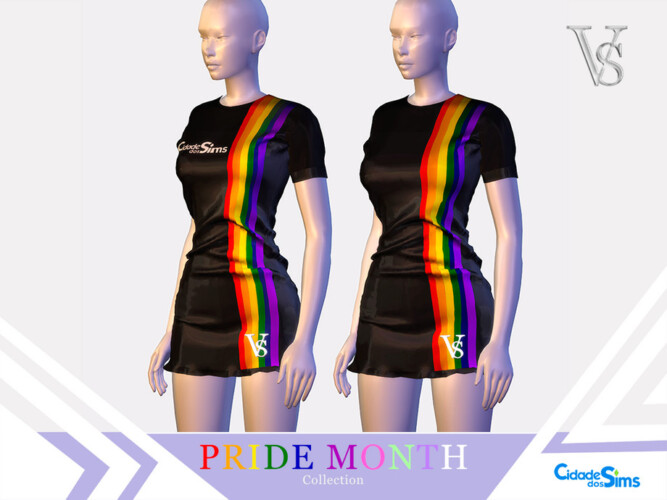 Dress I Pride Month Collection 2021 Cidade Dos Sims