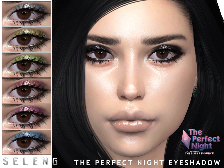 The Perfect Night Eyeshadow by Seleng at TSR » Sims 4 Updates