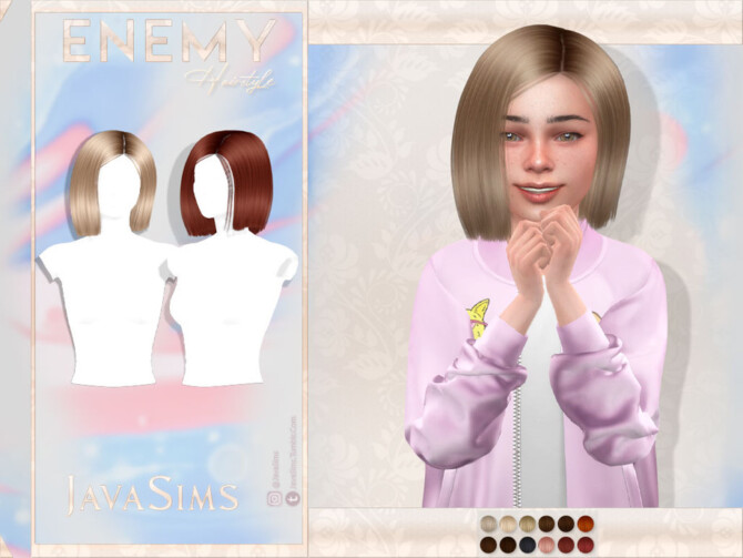 Sims 4 Enemy (Child Hair) by JavaSims at TSR