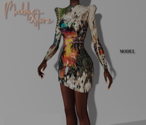 Model Cocktail Dress