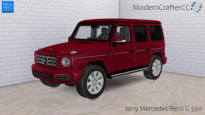 Sims 4 2019 Mercedes Benz G 550 at Modern Crafter CC