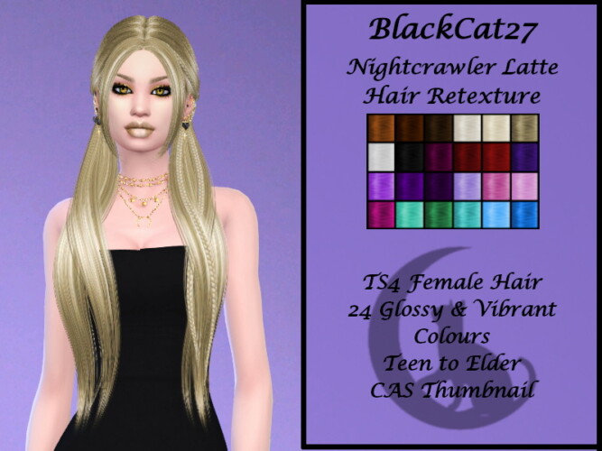 Nightcrawler Latte Hair Retexture By Blackcat27