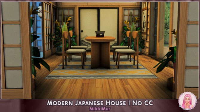 Sims 4 Modern Japanese House at MikkiMur