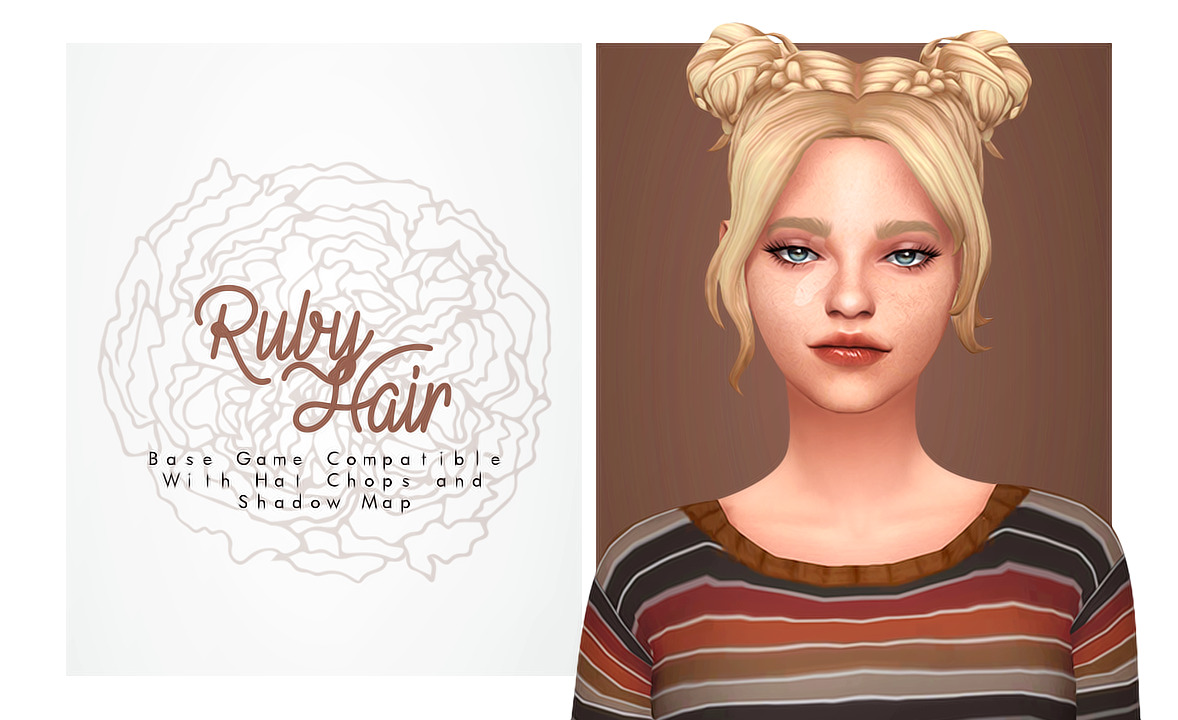 Ruby Hair At Isjao Sims 4 Updates