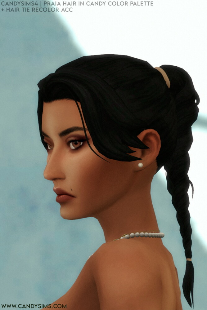 Sims 4 PRAIA BRAIDED HAIR at Candy Sims 4