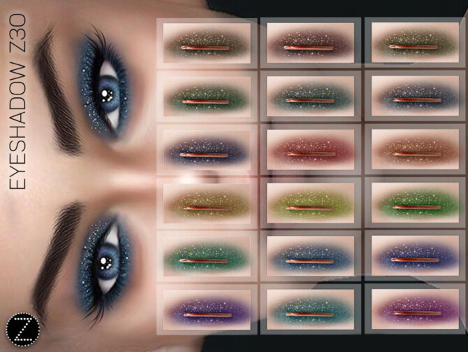 Sims 4 EYESHADOW Z30 by ZENX at TSR