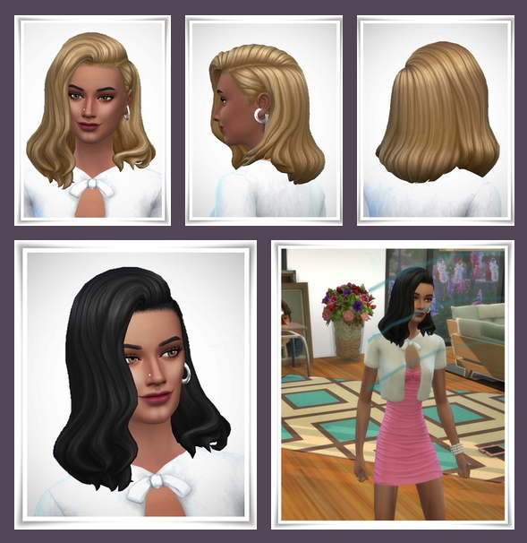 Sims 4 Esther Hair at Birksches Sims Blog