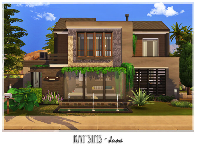 Sims 4 June house by Ray Sims at TSR