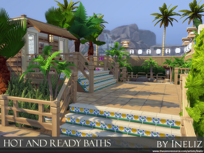 Sims 4 Hot and Ready Baths by Ineliz at TSR