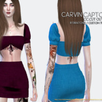 Cut Out Mini Skirt By Carvin Captoor