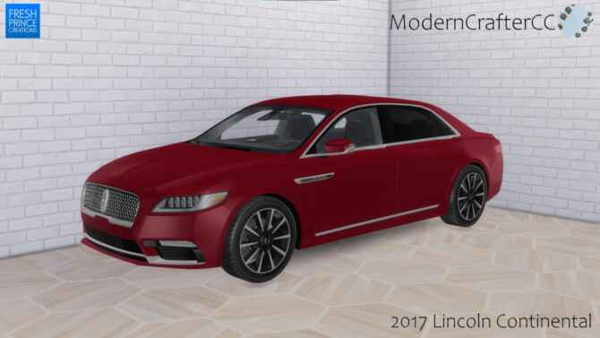 Sims 4 2017 Lincoln Continental at Modern Crafter CC