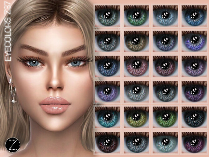 Sims 4 EYECOLORS Z37 by ZENX at TSR