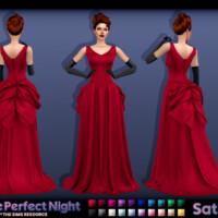 The Perfect Night Satine Gown By Sifix