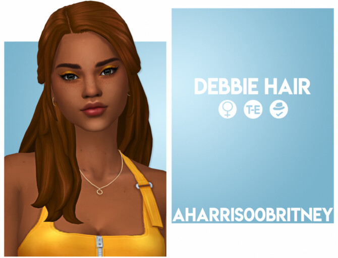 Sims 4 Debbie Hair at AHarris00Britney
