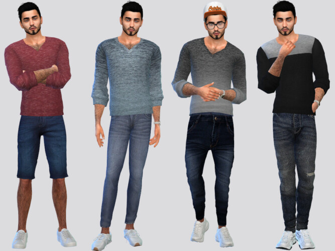 Basic V-neck Shirt By Mclaynesims