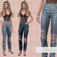 Halle 3d Jeans Pipcoxjavasims Collab