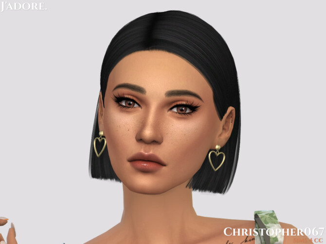 Sims 4 Jadore Earrings by Christopher067 at TSR