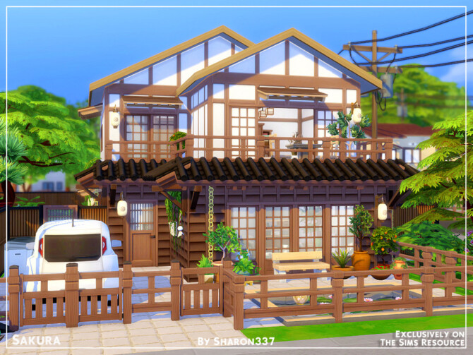Sims 4 Sakura Home by sharon337 at TSR