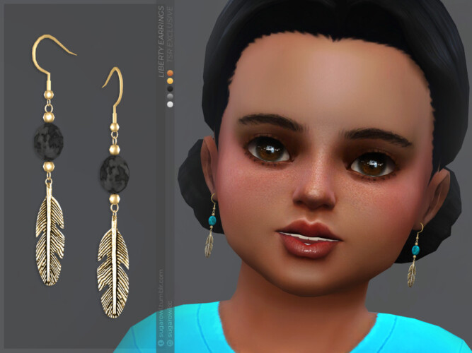 Liberty Earrings | Toddlers Version By Sugar Owl