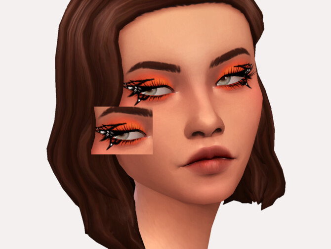 Sims 4 Monarch Eyeliner by Sagittariah at TSR