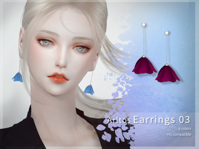 Sims 4 Earrings 3 by Arltos at TSR