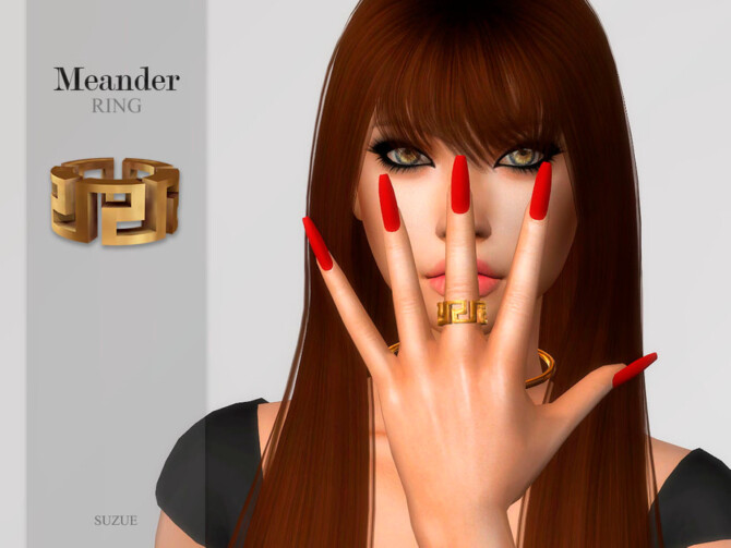 Sims 4 Meander Ring by Suzue at TSR