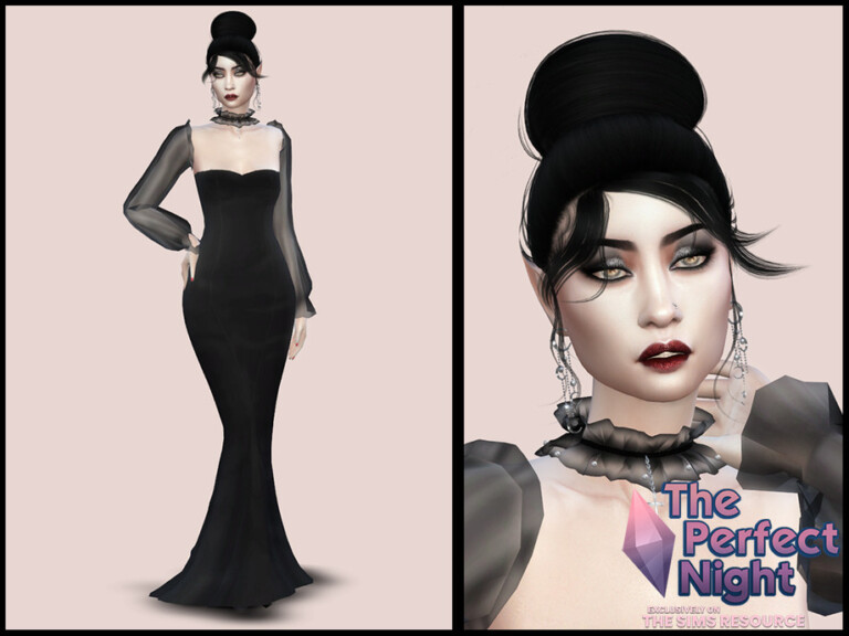 The Perfect Night Calista Magnus by YNRTG-S at TSR » Sims 4 Updates