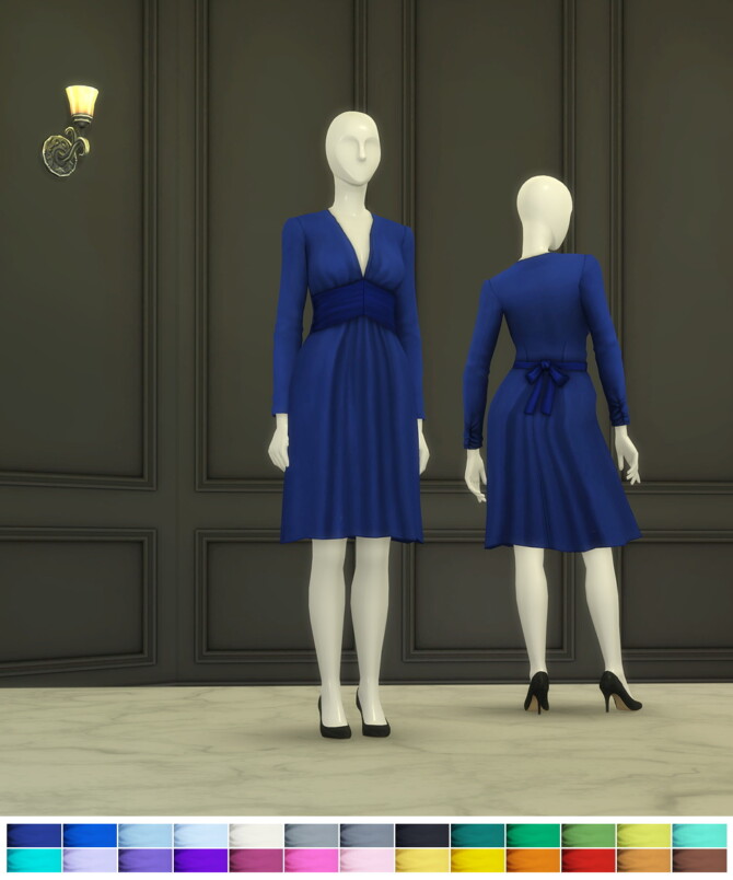Sims 4 Duchess of Dress X at Rusty Nail