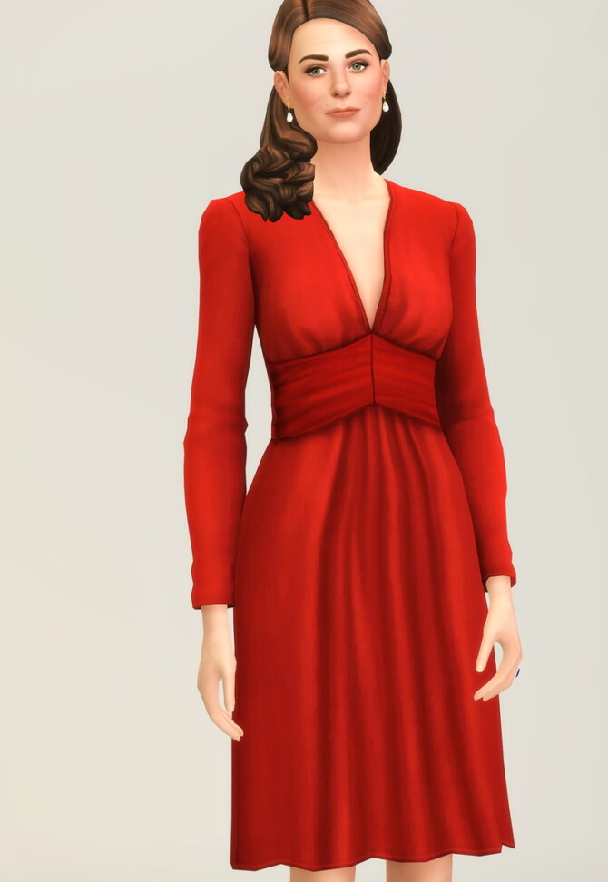 Sims 4 Duchess of Dress X at Rusty Nail