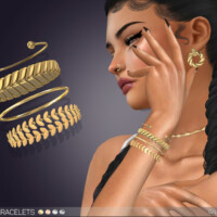 Athena Bracelet Set (right Wrist) By Feyona